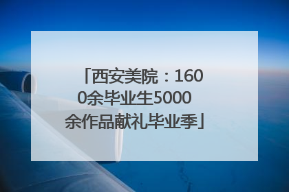 西安美院：1600余毕业生5000余作品献礼毕业季