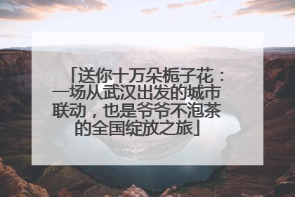 送你十万朵栀子花：一场从武汉出发的城市联动，也是爷爷不泡茶的全国绽放之旅
