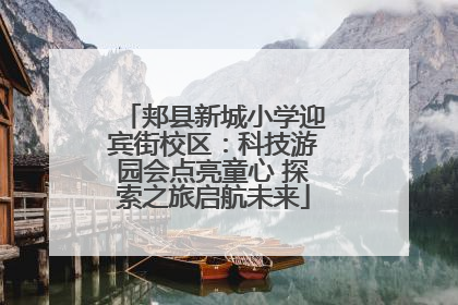 郏县新城小学迎宾街校区：科技游园会点亮童心 探索之旅启航未来