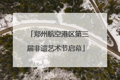郑州航空港区第三届非遗艺术节启幕