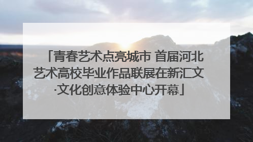 青春艺术点亮城市 首届河北艺术高校毕业作品联展在新汇文·文化创意体验中心开幕