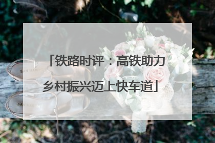 铁路时评：高铁助力乡村振兴迈上快车道