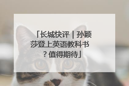 长城快评｜孙颖莎登上英语教科书？值得期待