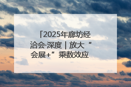 2025年廊坊经洽会·深度｜放大“会展+”乘数效应 打造消费新场景