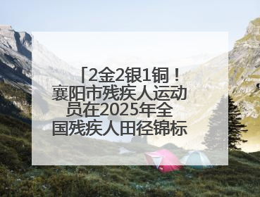 2金2银1铜！襄阳市残疾人运动员在2025年全国残疾人田径锦标赛获佳绩