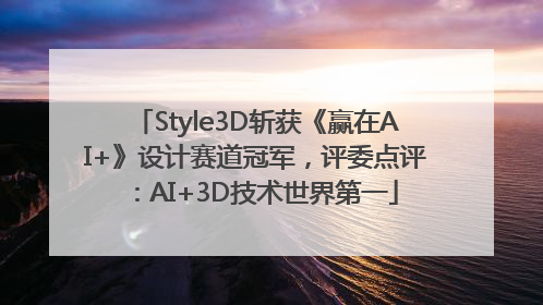 Style3D斩获《赢在AI+》设计赛道冠军，评委点评：AI+3D技术世界第一